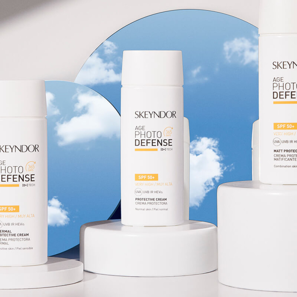 Защитный крем для лица для нормальной кожи - Skeyndor Age Photo Defense Protective Cream SPF50+ фото 2