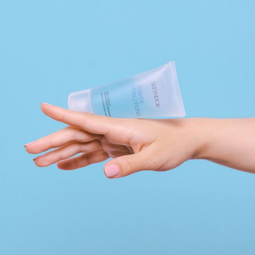 Зволожуюча маска з гіалуроновою кислотою для обличчя - Skeyndor Power Hyaluronic Intense Hydrating Mask фото 4