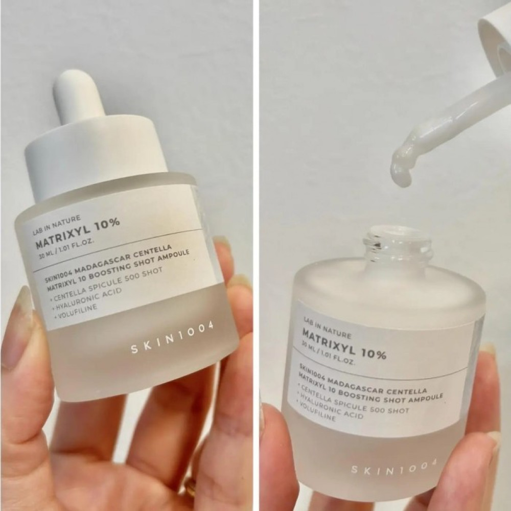 Антивозрастная сыворотка-бустер для лица - Skin 1004 Madagascar Centella Matrixyl 10 Boosting Shot Ampoule фото 3