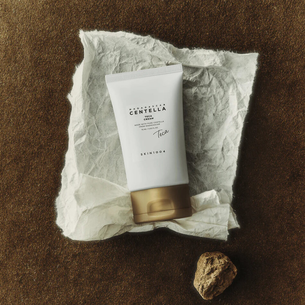 Крем для лица с восстанавливающей кожный барьер центеллой - Skin1004 Madagascar Centella Teca Cream фото 2