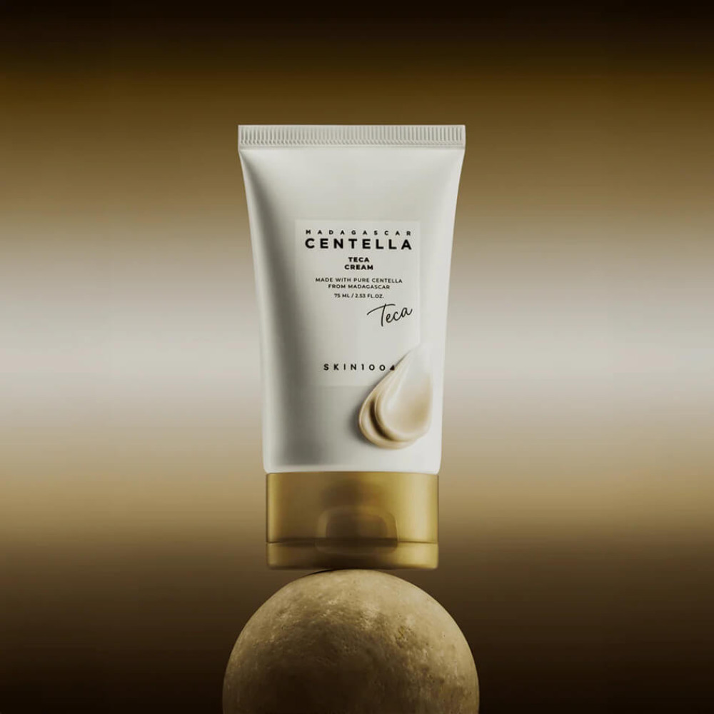 Крем для лица с восстанавливающей кожный барьер центеллой - Skin1004 Madagascar Centella Teca Cream фото 4