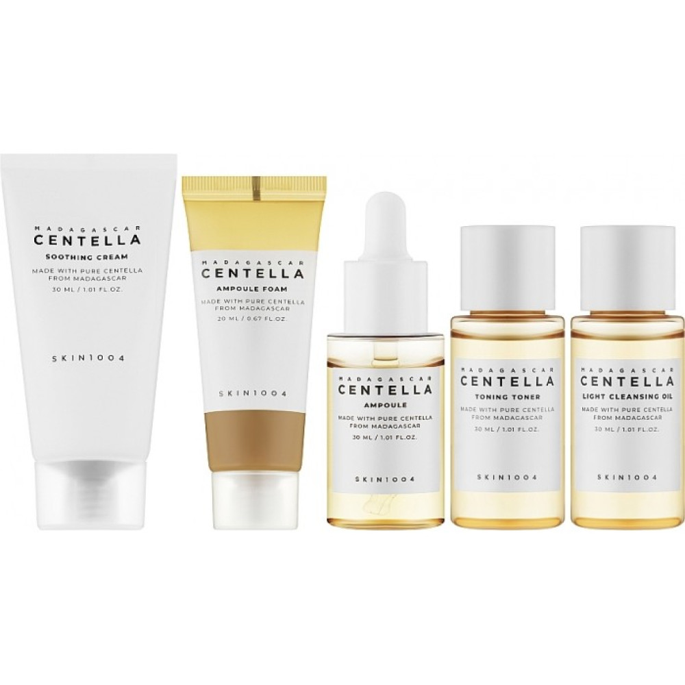 Набор миниатюр для лица с центеллой - Skin 1004 Madagascar Centella Travel Kit Renewed фото 2