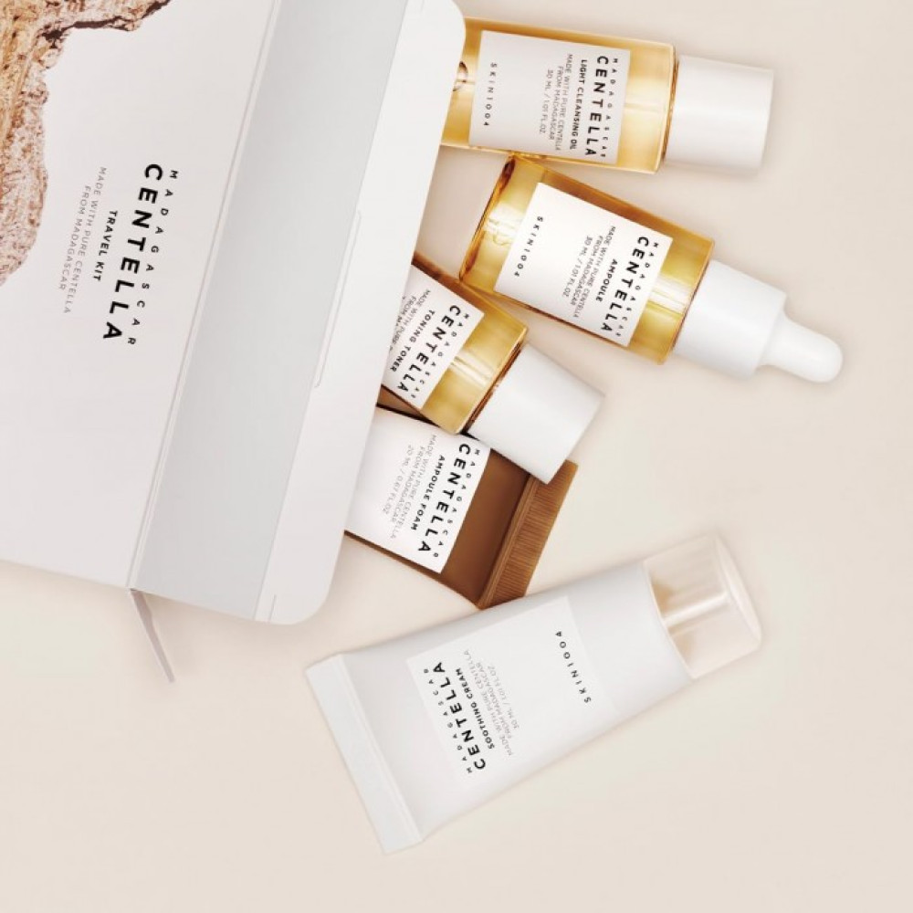 Набор миниатюр для лица с центеллой - Skin 1004 Madagascar Centella Travel Kit Renewed фото 3