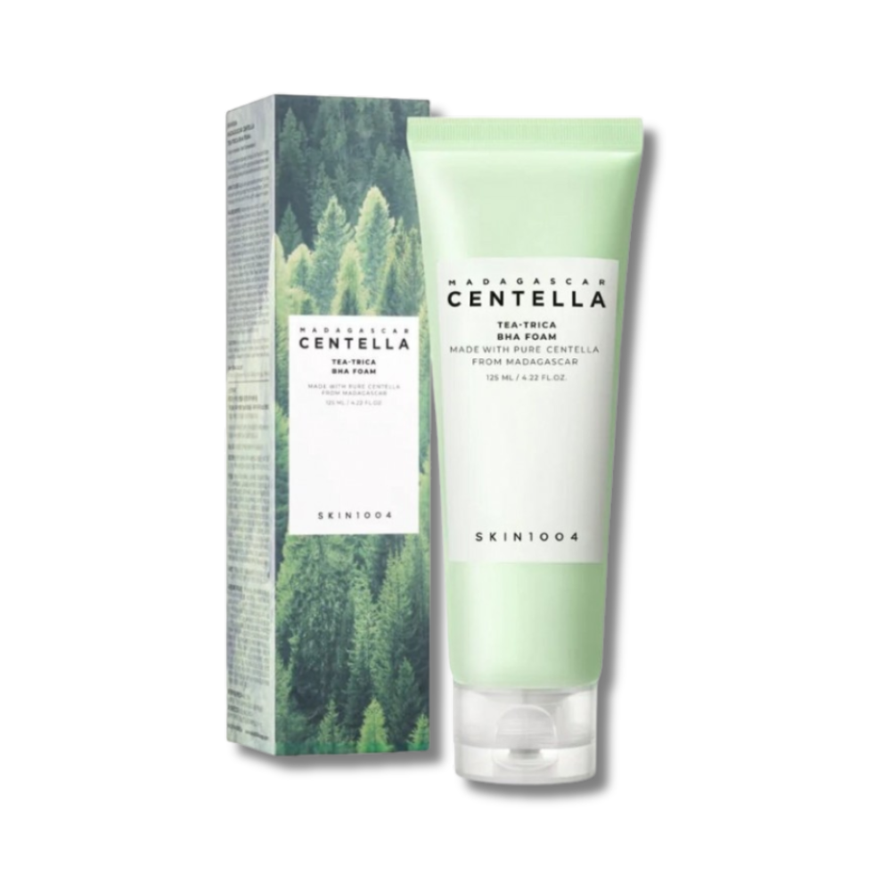 Пенка для умывания - Skin 1004 Madagascar Centella Tea-Trica BHA Foam фото