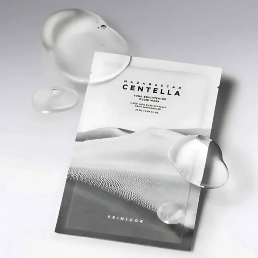 Тканевая маска для сияния кожи лица - Skin 1004 Madagascar Centella Tone Brightening Glow Mask фото 2