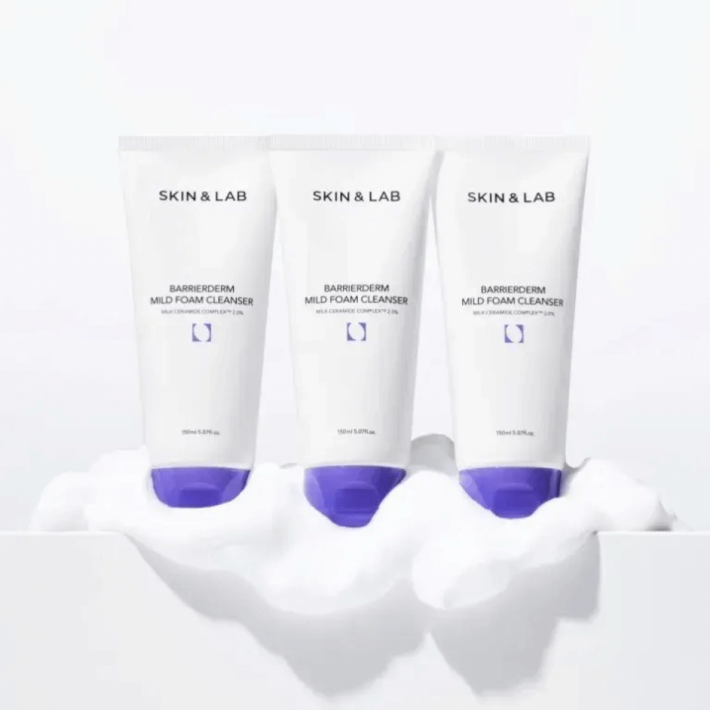 Мягкая пенка для очищения кожи - Skin&Lab Barrierderm Mild Foam Cleanser фото 4