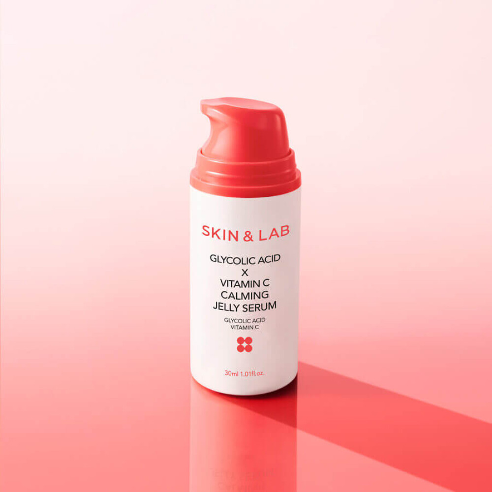 Успокаивающая гелевая сыворотка с гликолевой кислотой и витамином C - Skin&Lab Glycolic Acid × Vitamin C Calming Jelly Serum фото 2