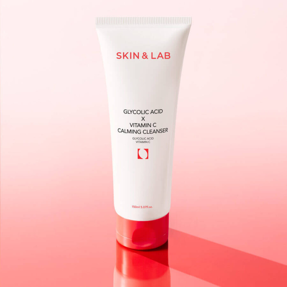 Успокаивающий гель для очищения с гликолевой кислотой и витамином C - Skin&Lab Glycolic Acid Vitamin C Calming Cleanser фото 3