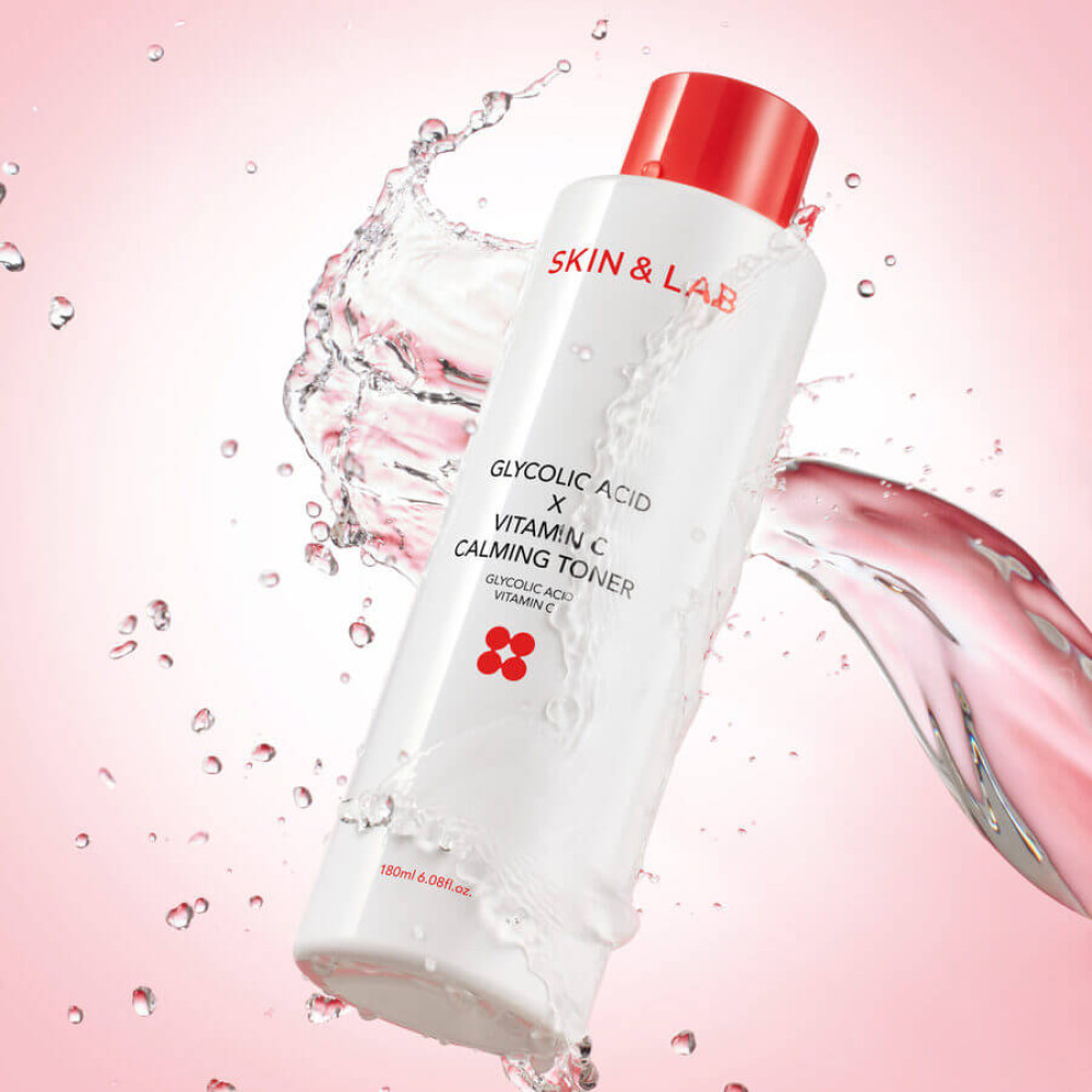 Успокаивающий тонер с гликолевой кислотой и витамином C - Skin&Lab Glycolic Acid × Vitamin C Calming Toner фото 3