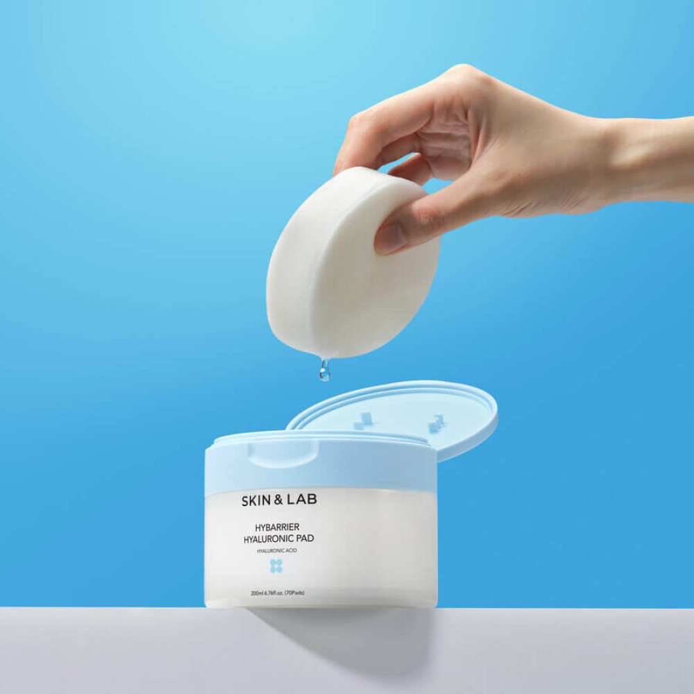 Зволожувальні педи з гіалуроновою кислотою - Skin&Lab Hybarrier Hyaluronic Pad фото 4
