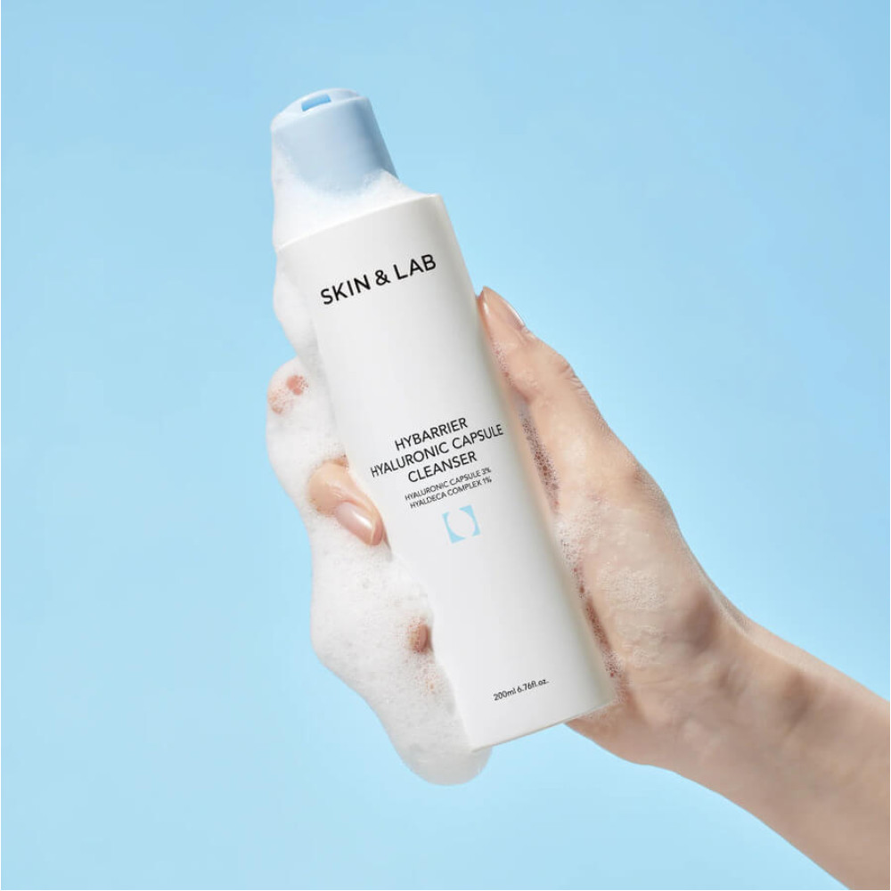 Увлажняющий гель для умывания - Skin&Lab Hybarrier Hyaluronic Capsule Cleanser фото 3