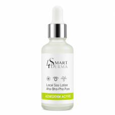 Локальний лосьйон для точкового догляду - Smart4Derma Local SOS Lotion АНА-BHA-PHA Pure 