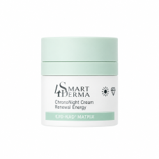 Восстанавливающий экзосомальный ночной крем с NAD+ - Smart4Derma Exo-NAD Matrix ChronoNight Cream Renewal Energy 