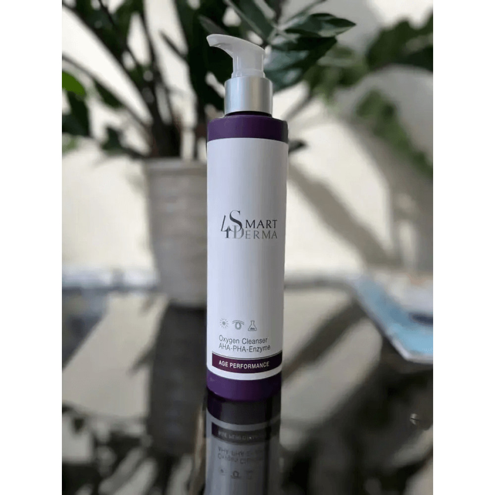 Гель для умывания "Активатор энергии" - Smart4Derma Age Performance Oxygen Cleanser AHA - PHA Enzyme фото 3