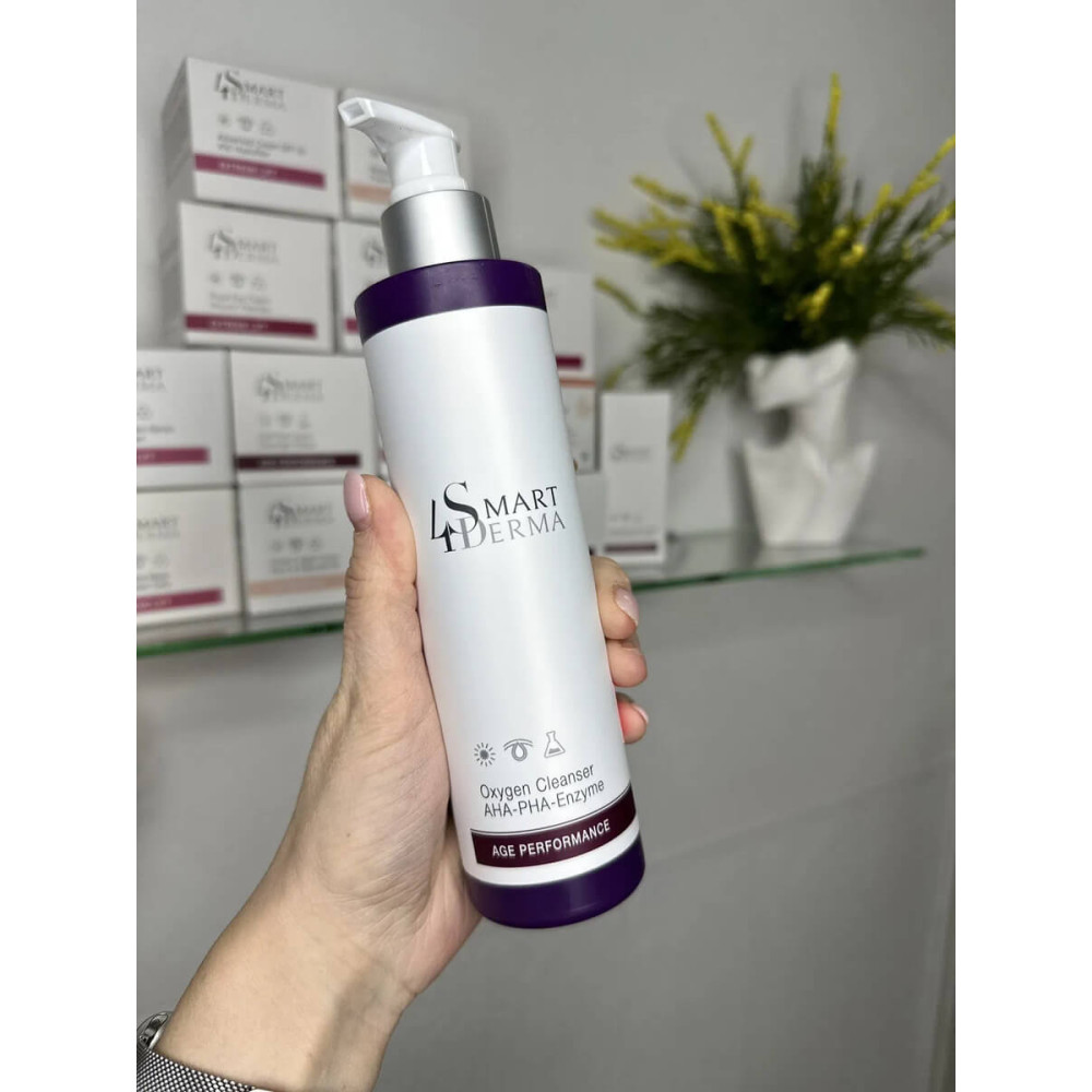 Гель для умывания "Активатор энергии" - Smart4Derma Age Performance Oxygen Cleanser AHA - PHA Enzyme фото 2