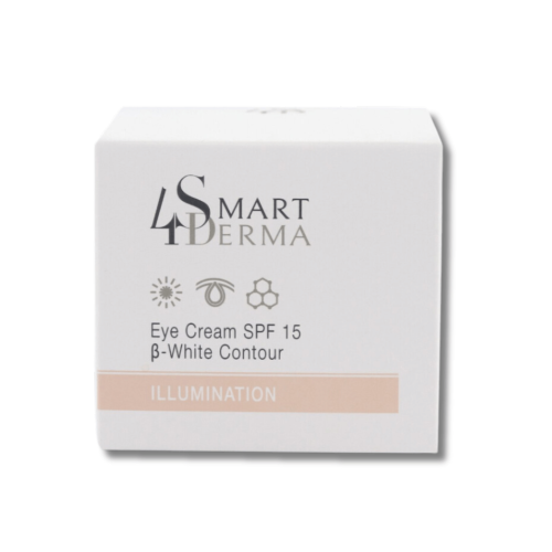 Крем для освітлення SPF 15 "Сяючий погляд" - Smart4Derma Eye Cream SPF 15 B-White Contour фото