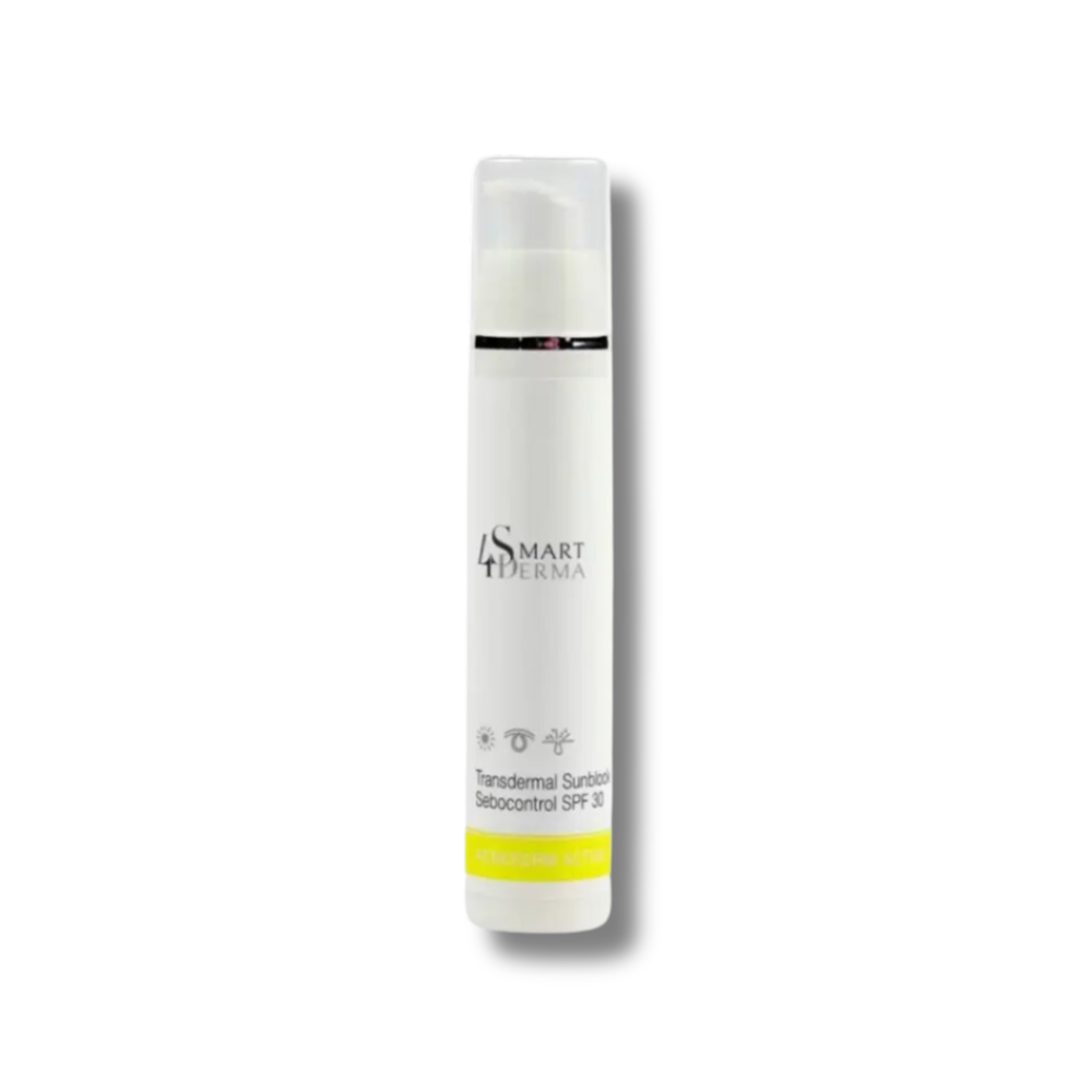 Лікувальний сонцезахисний крем для проблемної шкіри SPF 30 - Smart4Derma Transdermal Sunblock Sebocontrol Cream SPF 30 фото