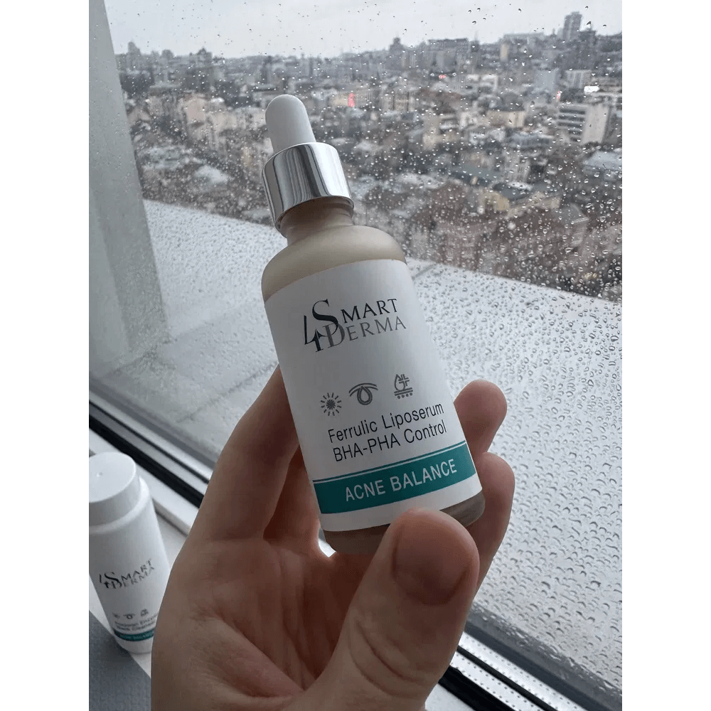 Липосомальная сыворотка с феруловой кислотой - Smart4Derma Ferrulic Liposerum BHA-PHA Control фото 2