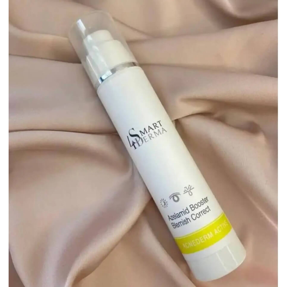 Ночной себорегулирующий флюид "Азеламид" - Smart4Derma AZELAMID Booster Blemish Correct фото 2