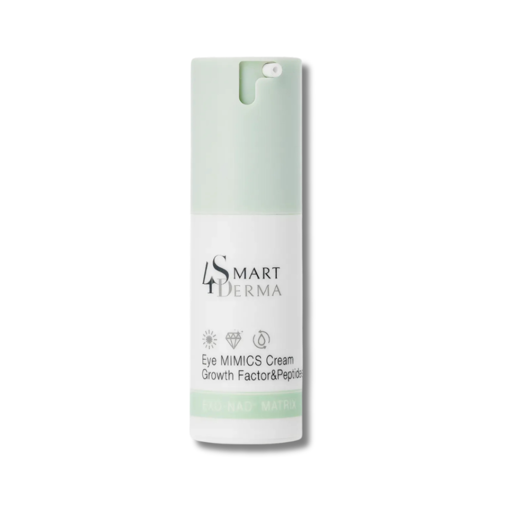 Омолоджуючий крем для повік з пептидами та NAD+ - Smart4Derma Exo-NAD Matrix Eye Mimics Cream Growth Factor&Peptides фото