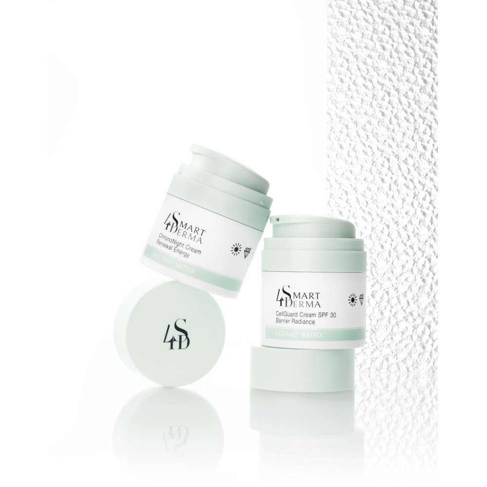 Омолоджувальний екзосомальний денний крем SPF 30 з NAD+ - Smart4Derma Exo-NAD Matrix CellGuard Cream SPF30 Barrier Radiance фото 2