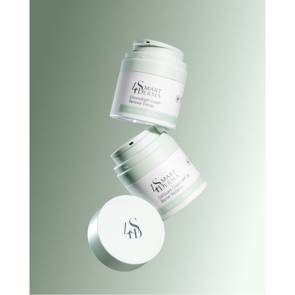 Омолоджувальний екзосомальний денний крем SPF 30 з NAD+ - Smart4Derma Exo-NAD Matrix CellGuard Cream SPF30 Barrier Radiance фото 3