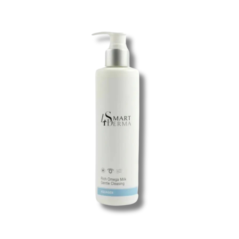 Роскошное молочко для умывания "Омега" - Smart4Derma Aquagen Rich Omega Milk Gentle Cleasing фото