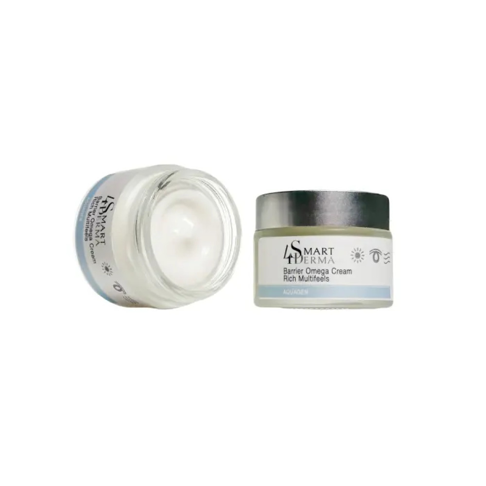 Роскошный питательный крем с церамидами - Smart4Derma Barrier Omega Cream Rich Multifeels фото 2