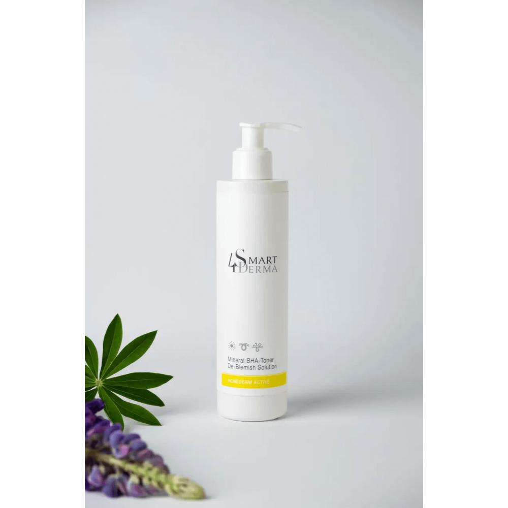 Себорегулирующий тонер - эксфолиант - Smart4Derma Acnederm Active Mineral BHA-Toner Dr-Blemish Solution фото 2