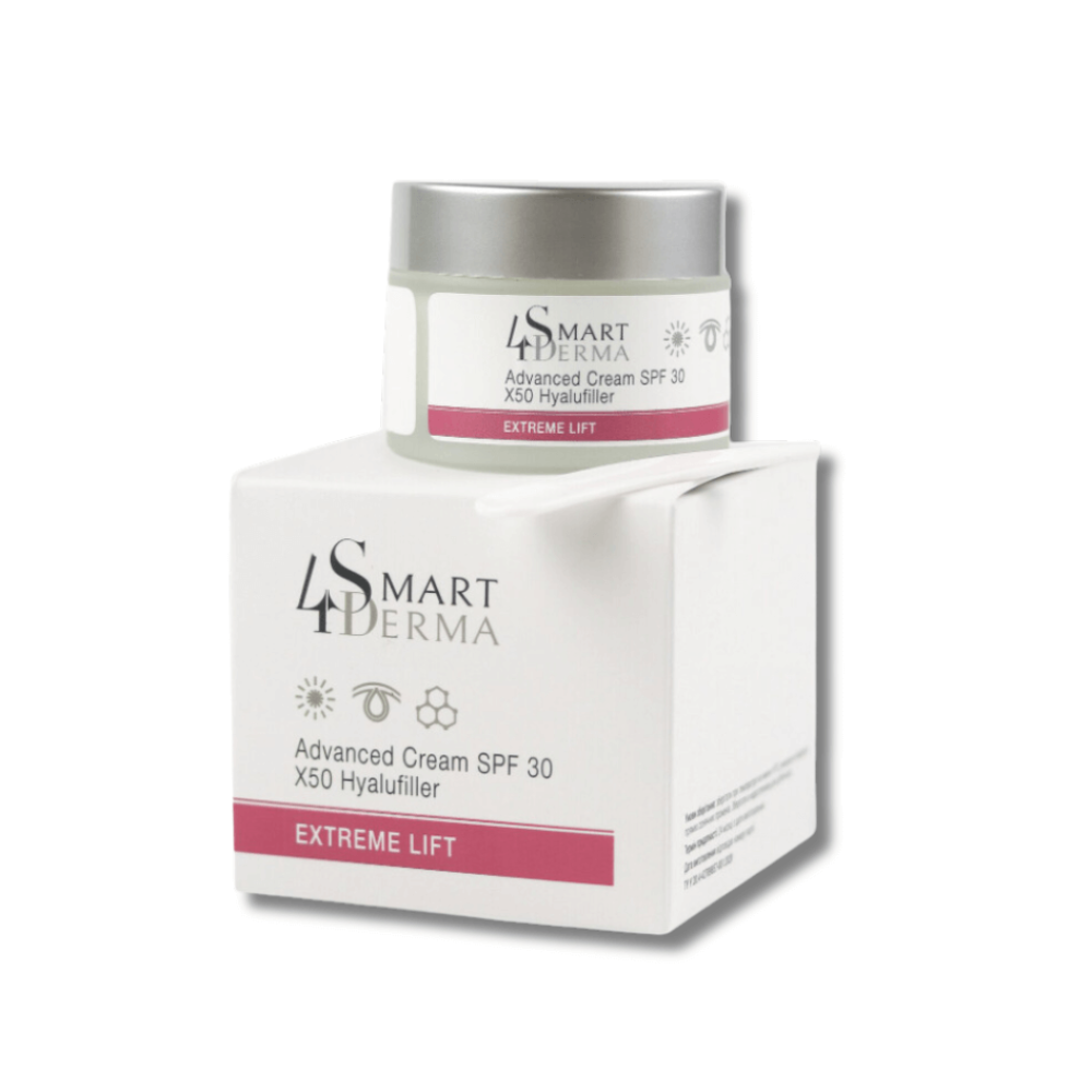 Совершенствующий дневной крем SPF 30 - Smart4Derma Advanced Cream SPF 30 X50 Hyalufiller фото 2