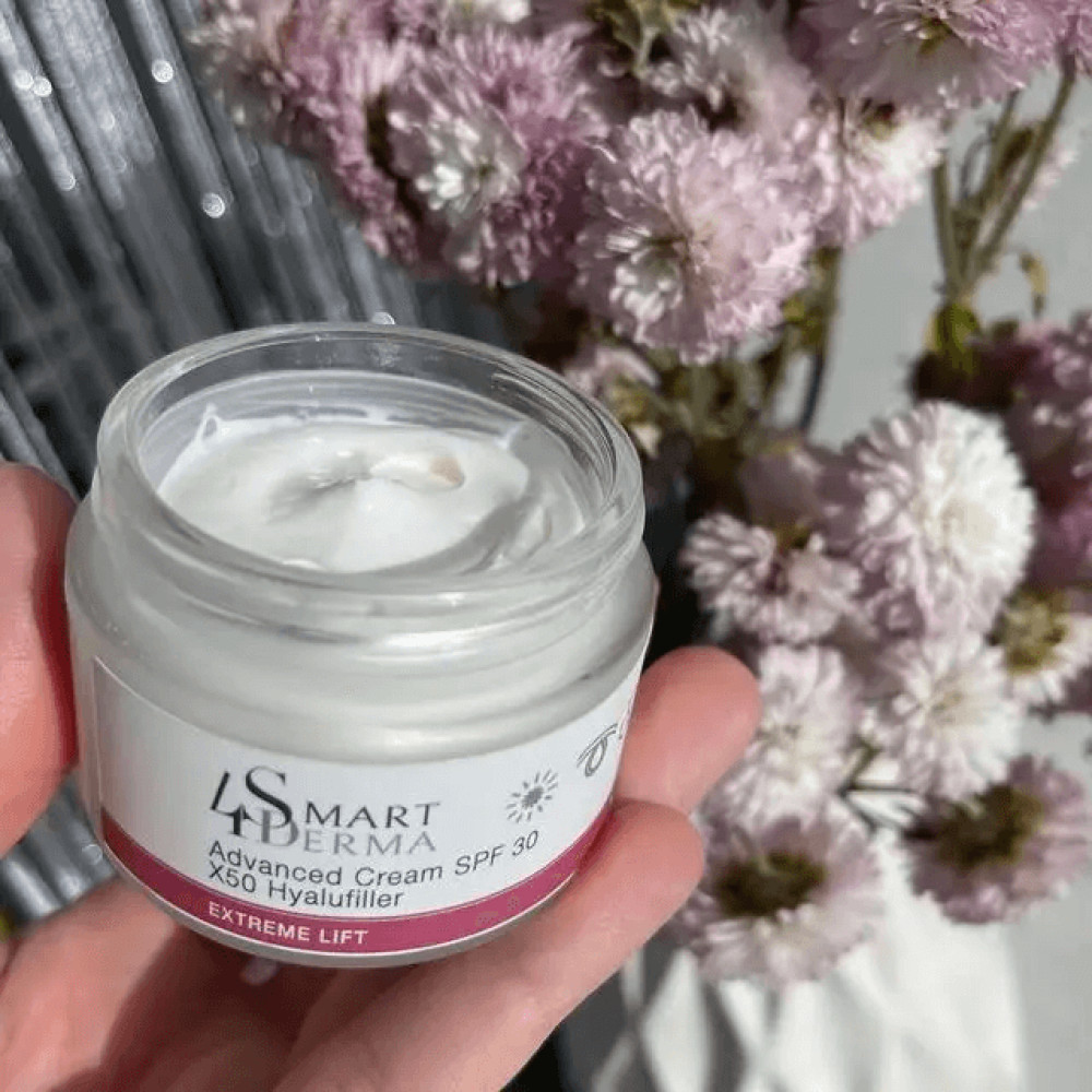 Совершенствующий дневной крем SPF 30 - Smart4Derma Advanced Cream SPF 30 X50 Hyalufiller фото 3