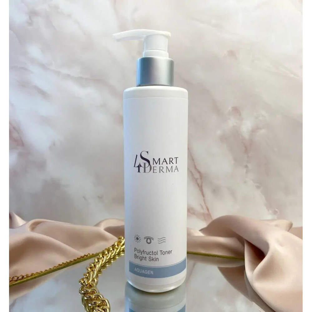 Зволожуючий гель-тонер для сяяння шкіри - Smart4Derma Aquagen Polyfructol Toner Bright Skin фото 2