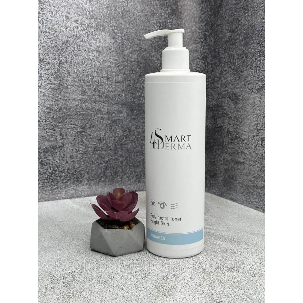 Зволожуючий гель-тонер для сяяння шкіри - Smart4Derma Aquagen Polyfructol Toner Bright Skin фото 3