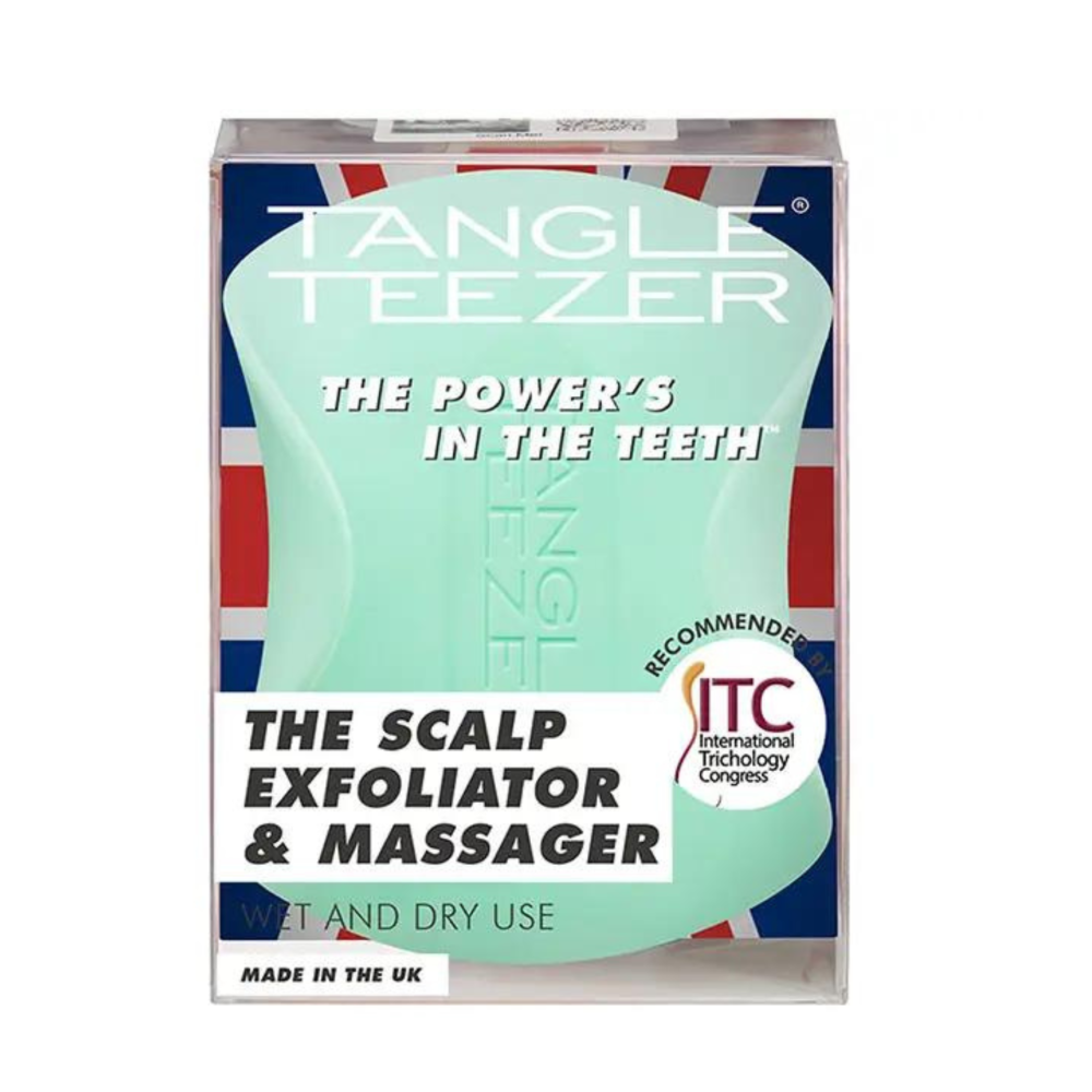 Щетка для массажа головы - Tangle Teezer The Scalp Exfoliator and Massager Green Whisper фото 2