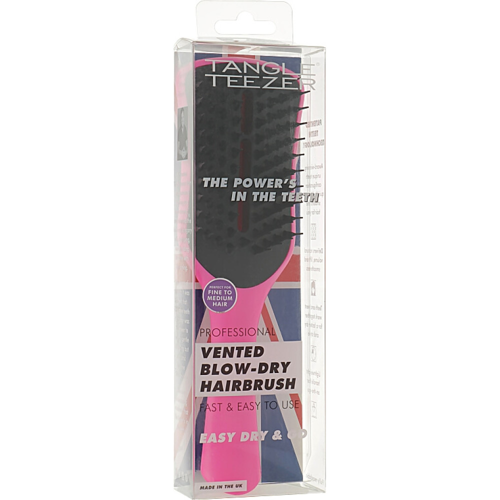 Расческа для укладки феном - Tangle Teezer Easy Dry & Go Shocking Cerise фото 3