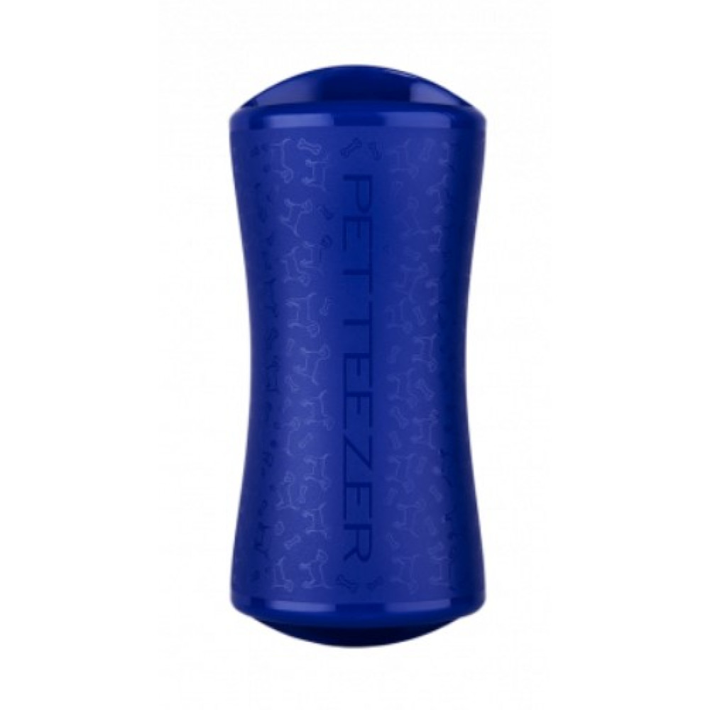 Расчёска для вычёсывания собаки - Tangle Teezer Pet Teezer Mini De-shedding&Grooming Blue фото 4