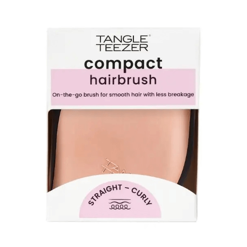 Гребінець для волосся - Tangle Teezer Compact Styler Rose Gold Black фото 2