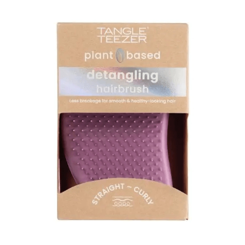 Расческа для волос - Tangle Teezer Original Plant Brush Earthy Purple фото 3