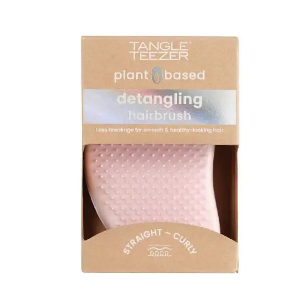 Расческа для волос - Tangle Teezer Original Plant Brush Marshmallow Pink фото 3