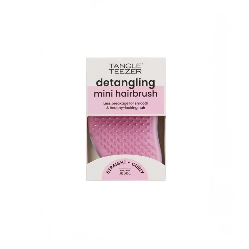 Расческа для волос - Tangle Teezer The Original Mini Marine Teal & Rosebud фото 3