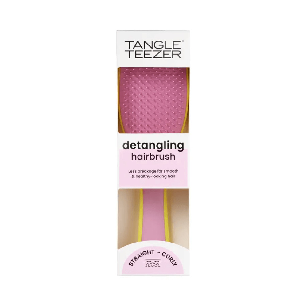 Расческа для волос - Tangle Teezer The Ultimate Detangler Hyper Yellow & Rosebud фото 2