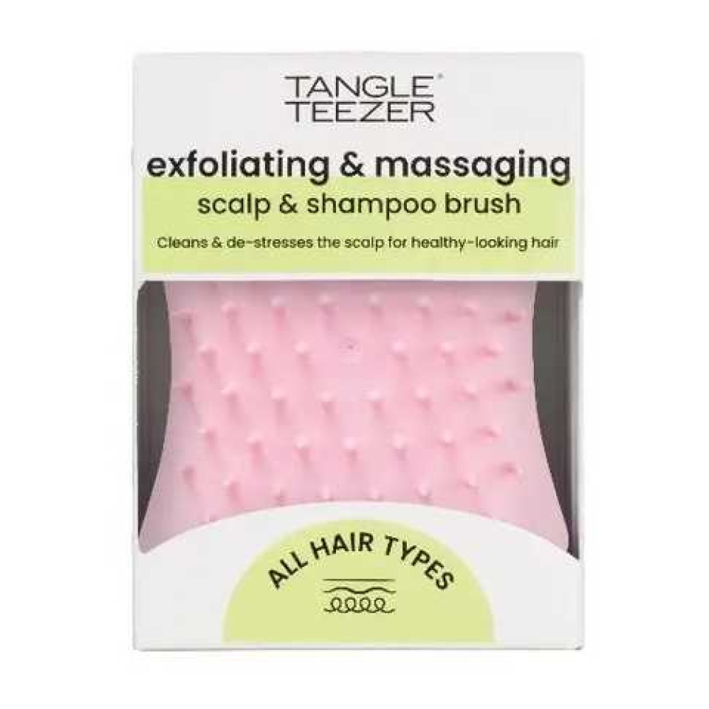Щітка для масажу голови - Tangle Teezer The Scalp Exfoliator and Massager Pretty Pink фото 2