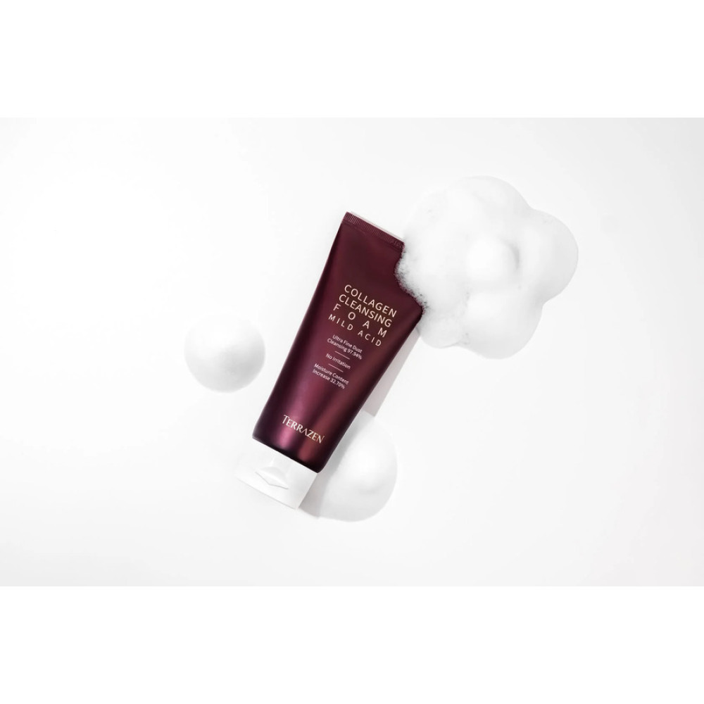 Пінка з колагеном - Terrazen Collagen Cleansing Foam Mild Acid фото 2