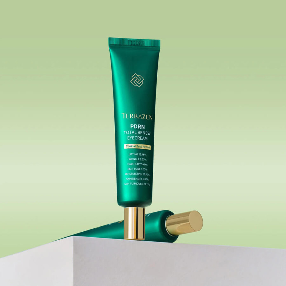 Восстанавливающий крем с полинуклеотидами для зоны вокруг глаз - Terrazen PDRN Total Renew Eyecream фото 2