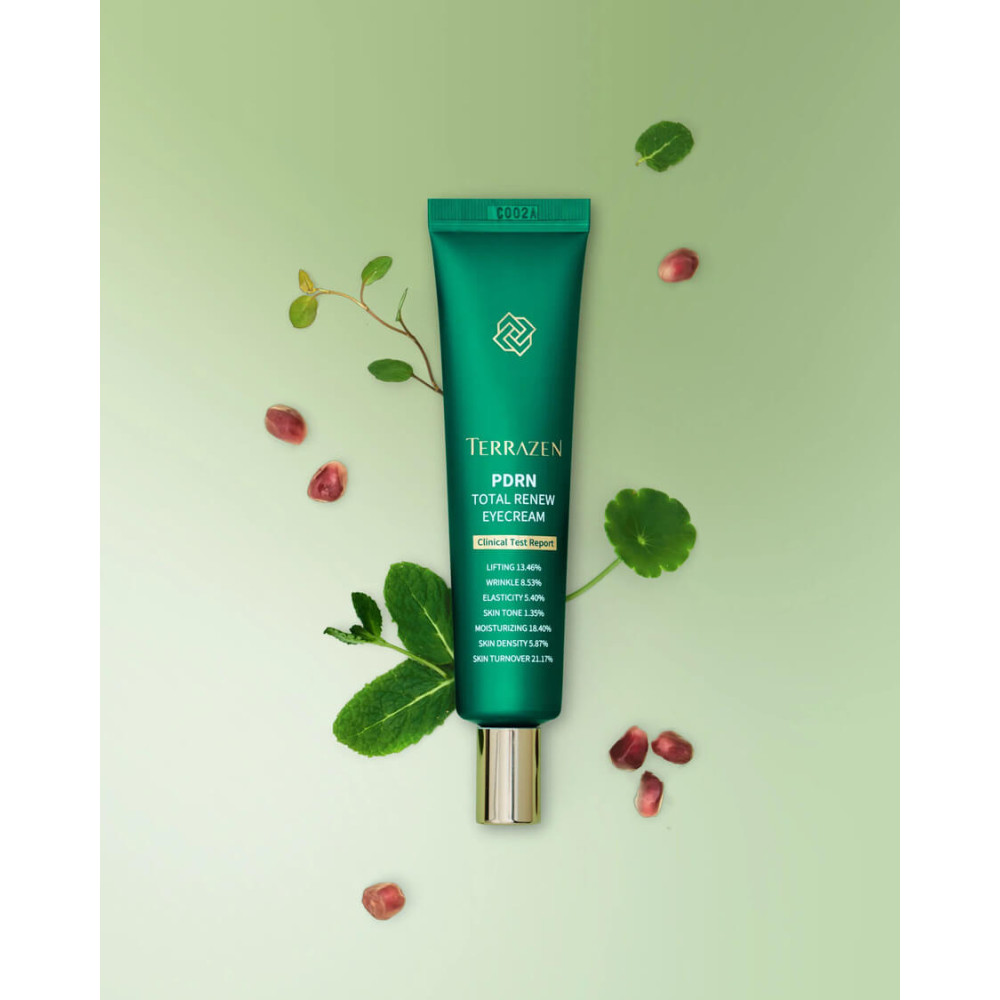 Восстанавливающий крем с полинуклеотидами для зоны вокруг глаз - Terrazen PDRN Total Renew Eyecream фото 3