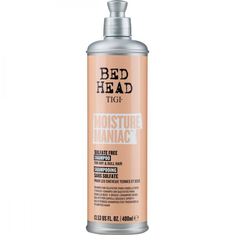 Безсульфатный шампунь для сухих волос - Tigi Bed Head Moisture Maniac Shampoo  фото
