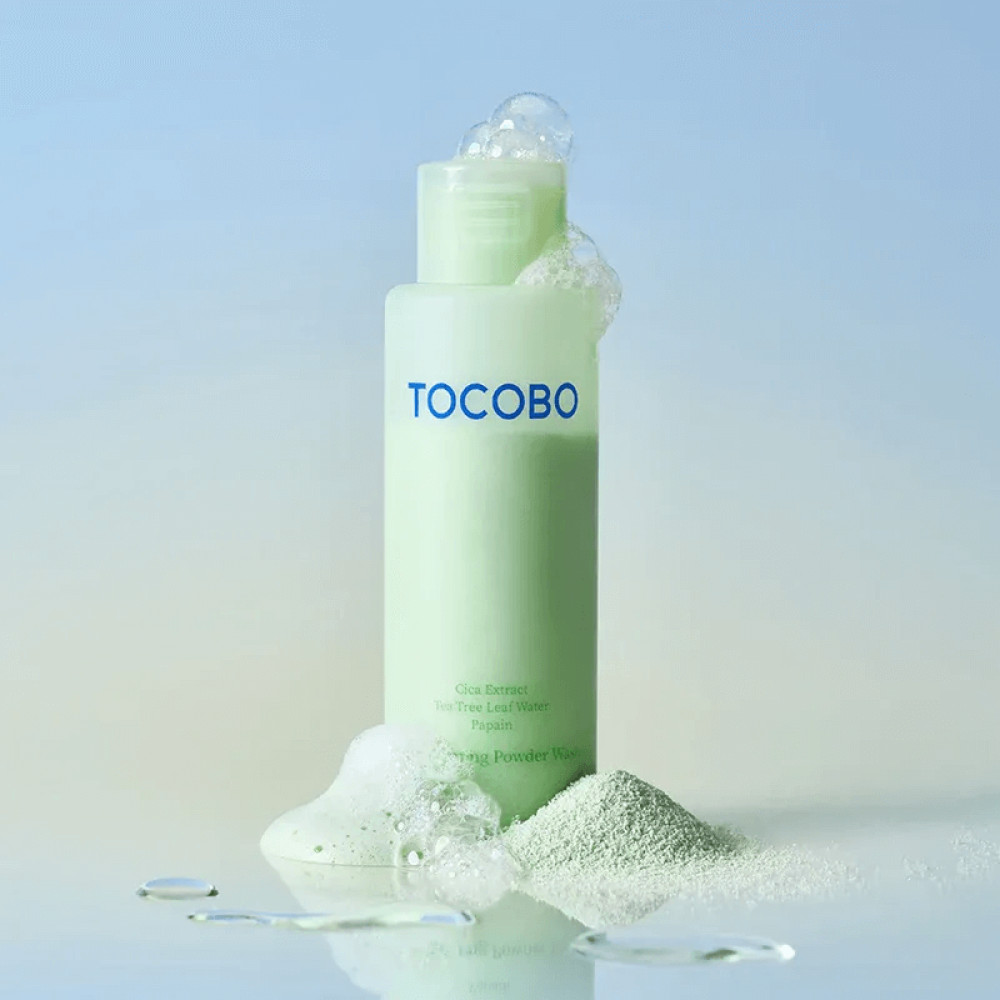 Ензимна пудра для глибокого очищення чутливої ​​шкіри - Tocobo Cica Calming Powder Wash фото 4