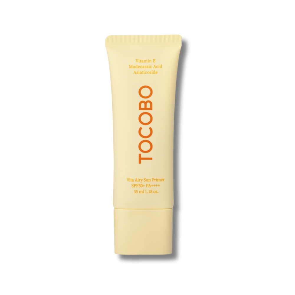 Вирівнюючий сонцезахисний праймер для обличчя - Tocobo Vita Airy Sun Primer SPF50+ PA++++ фото