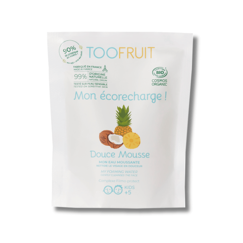 Нежный мусс для умывания лица "Легкое очищение" рефил - Toofruit Gentle Foam Coco Pineapple Refill фото