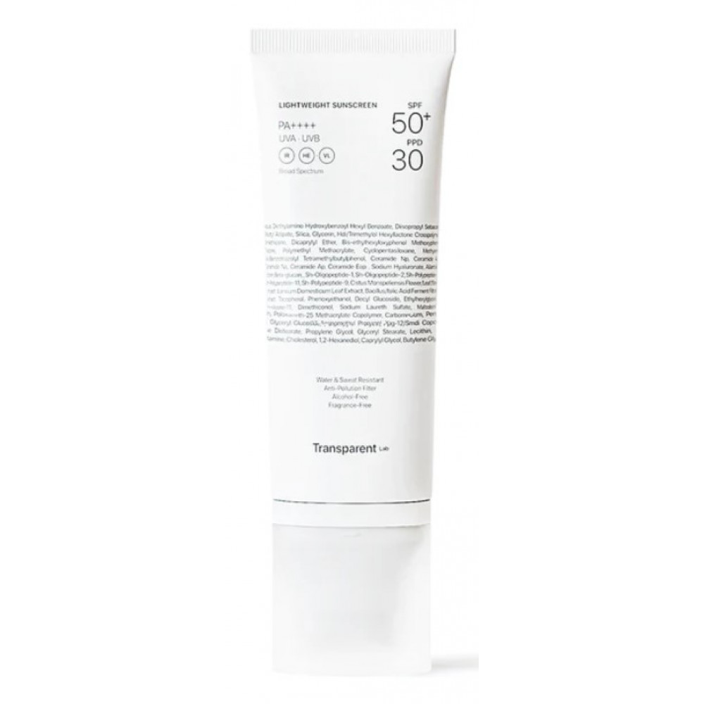 Легкий сонцезахисний крем SPF50+ - Transparent Lab Lightweight Sunscreen SPF50+ фото 2